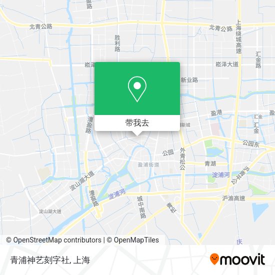 青浦神艺刻字社地图