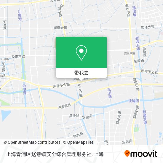 上海青浦区赵巷镇安全综合管理服务社地图