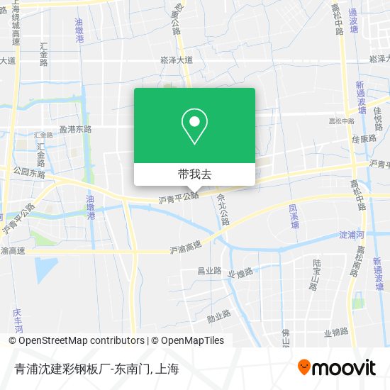 青浦沈建彩钢板厂-东南门地图