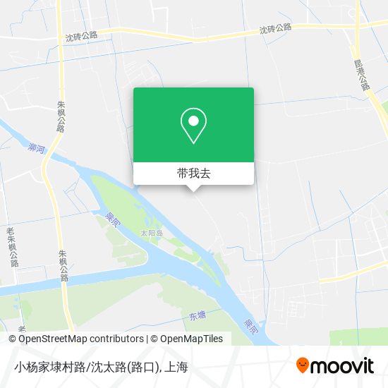 小杨家埭村路/沈太路(路口)地图