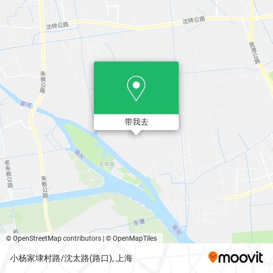 小杨家埭村路/沈太路(路口)地图