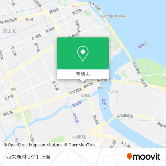 西朱新村-北门地图