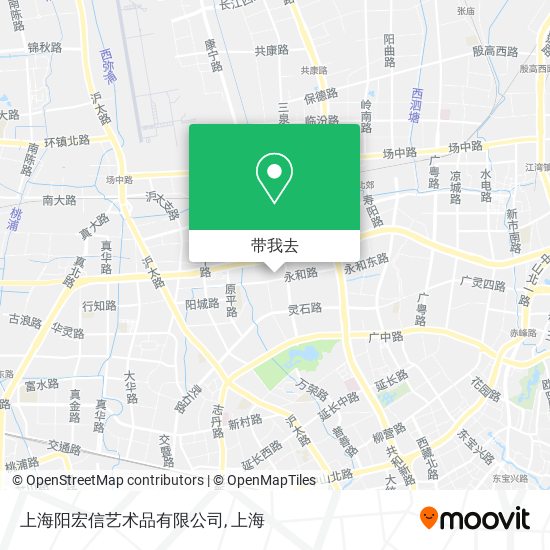 上海阳宏信艺术品有限公司地图