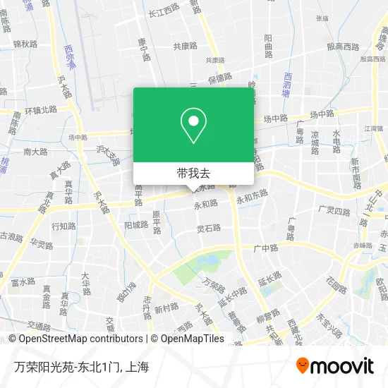 万荣阳光苑-东北1门地图