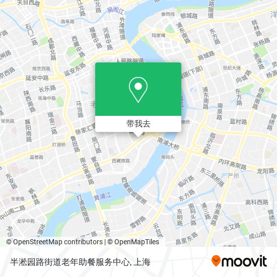 半淞园路街道老年助餐服务中心地图