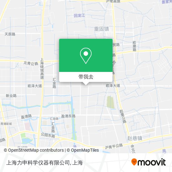 上海力申科学仪器有限公司地图