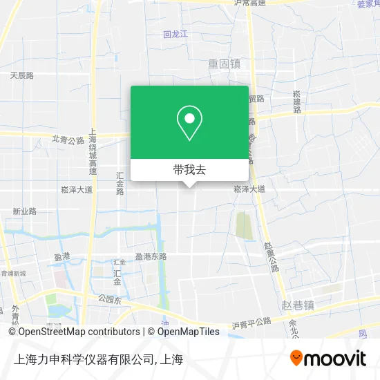上海力申科学仪器有限公司地图
