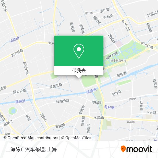 上海陈广汽车修理地图