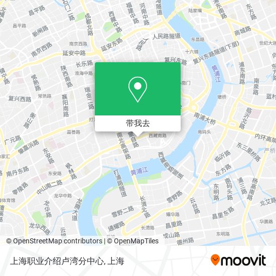 上海职业介绍卢湾分中心地图