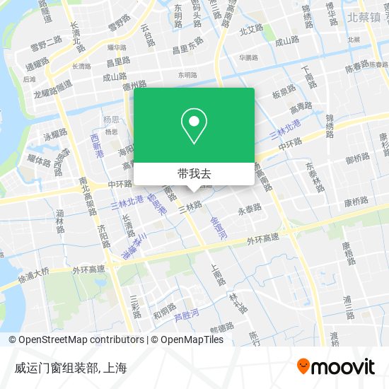 威运门窗组装部地图