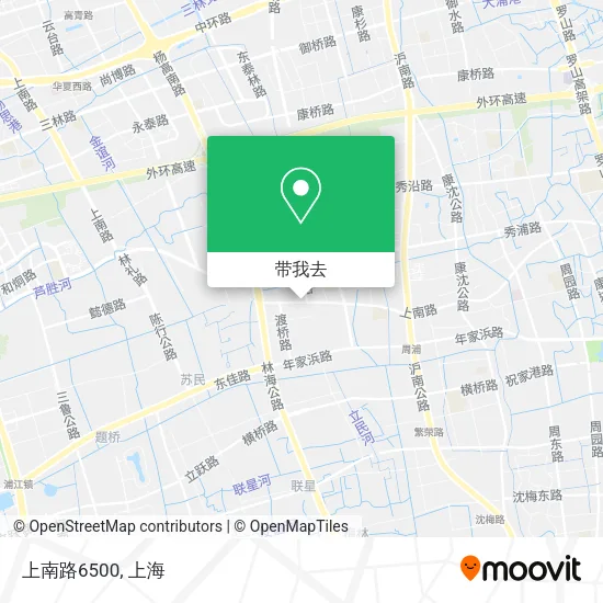 上南路6500地图