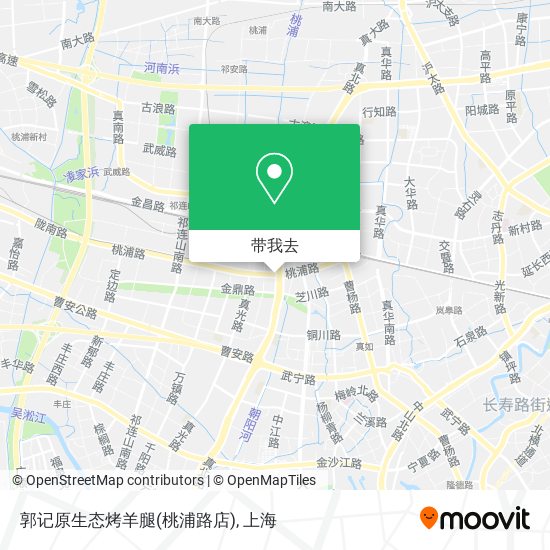 郭记原生态烤羊腿(桃浦路店)地图