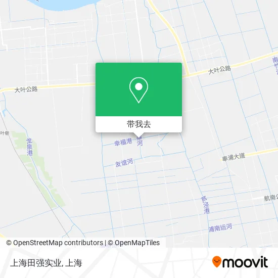 上海田强实业地图