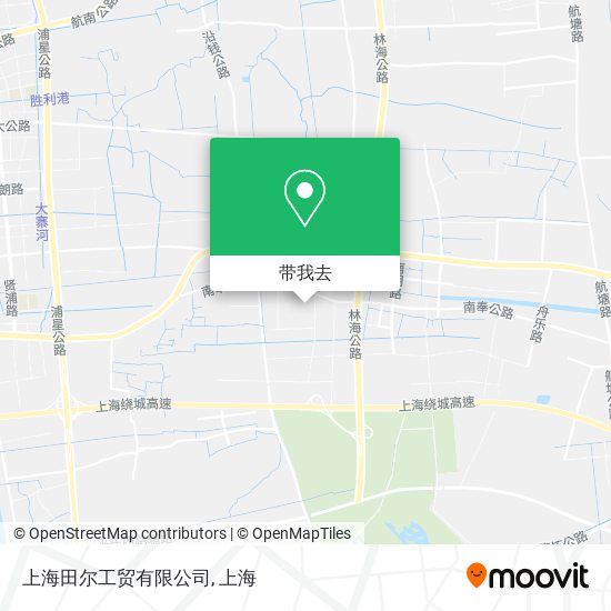 上海田尔工贸有限公司地图