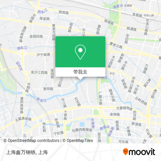 上海鑫万钢铁地图