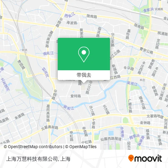 上海万慧科技有限公司地图