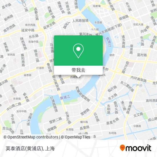 莫泰酒店(黄浦店)地图