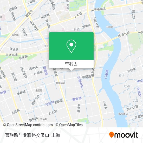 曹联路与龙联路交叉口地图