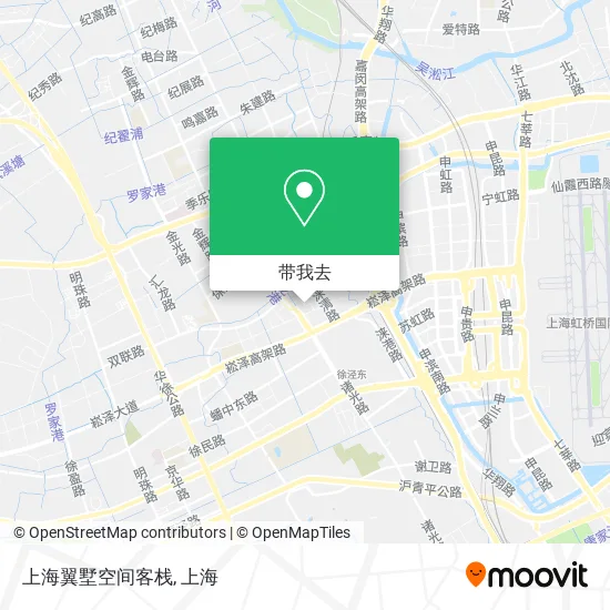 上海翼墅空间客栈地图
