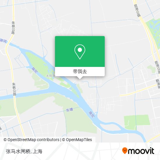 张马水闸桥地图