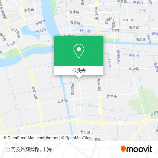 金闸公路辉煌路地图
