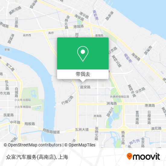 众富汽车服务(高南店)地图
