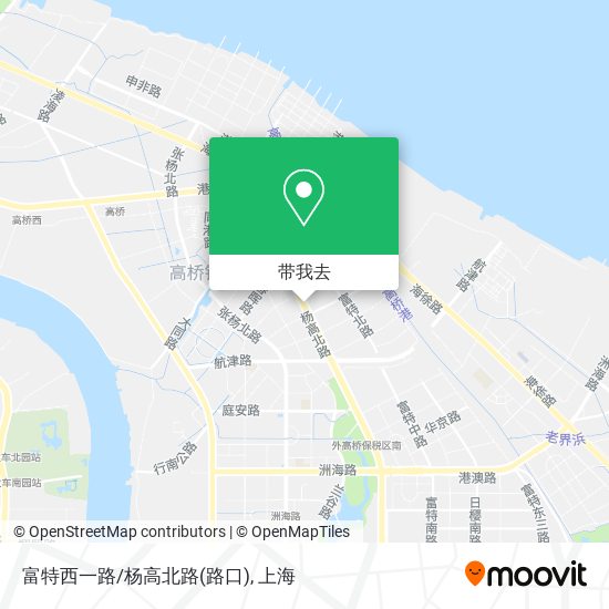 富特西一路/杨高北路(路口)地图