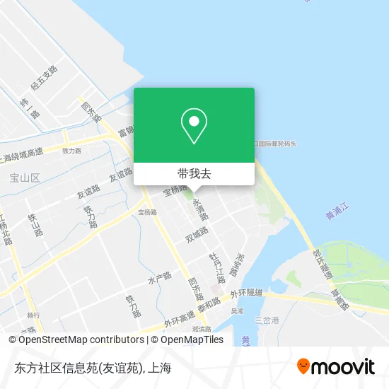 东方社区信息苑(友谊苑)地图