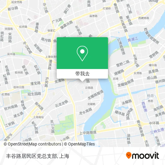 丰谷路居民区党总支部地图