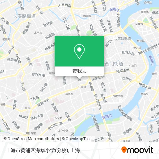上海市黄浦区海华小学(分校)地图