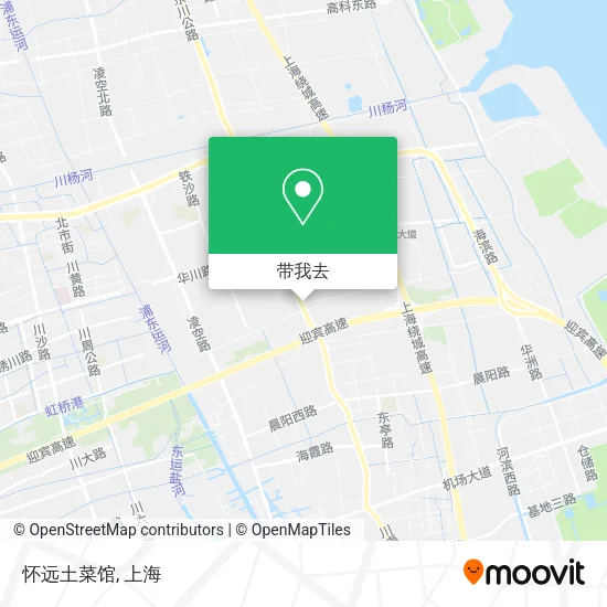 怀远土菜馆地图