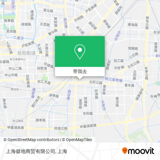上海僻地商贸有限公司地图