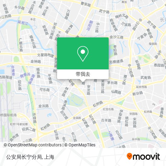 公安局长宁分局地图