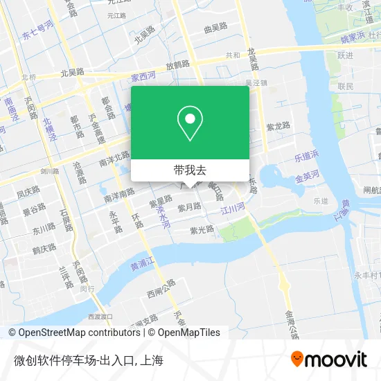 微创软件停车场-出入口地图