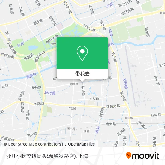 沙县小吃菜饭骨头汤(锦秋路店)地图