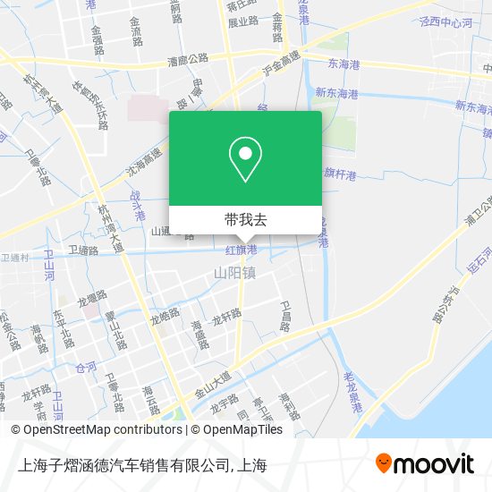 上海子熠涵德汽车销售有限公司地图
