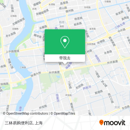 三林易购便利店地图