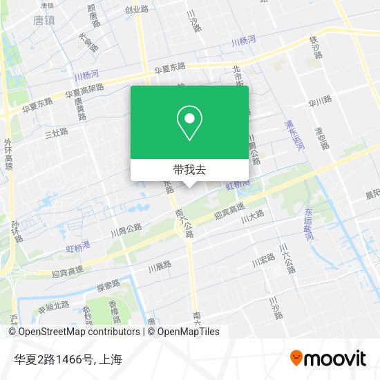 华夏2路1466号地图