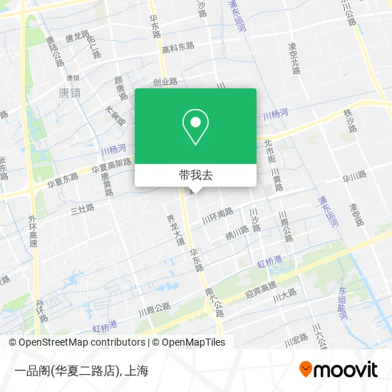 一品阁(华夏二路店)地图