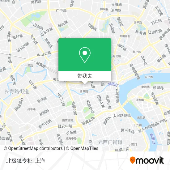 北极狐专柜地图