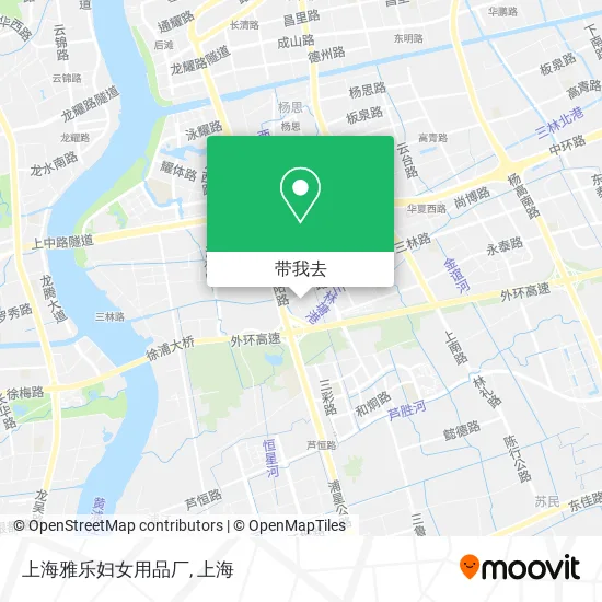 上海雅乐妇女用品厂地图