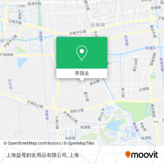 上海益母妇女用品有限公司地图