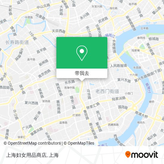 上海妇女用品商店地图