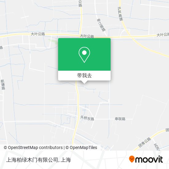 上海柏绿木门有限公司地图