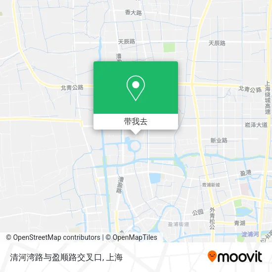 清河湾路与盈顺路交叉口地图