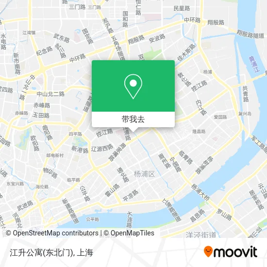 江升公寓(东北门)地图