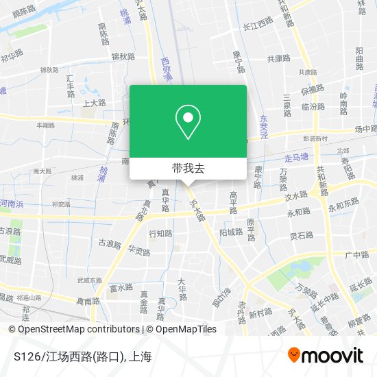 S126/江场西路(路口)地图