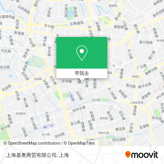 上海基奥商贸有限公司地图
