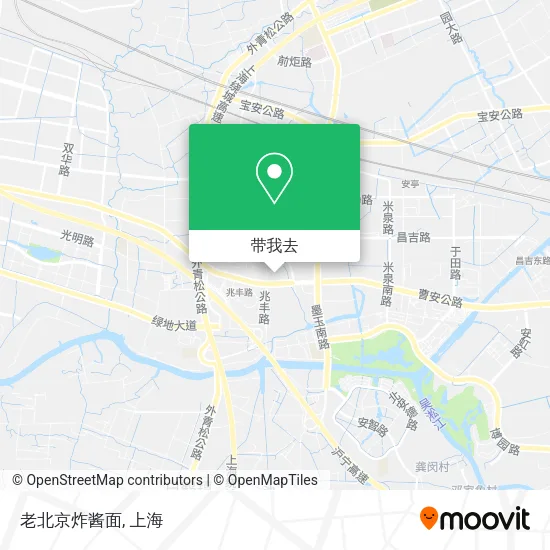 老北京炸酱面地图