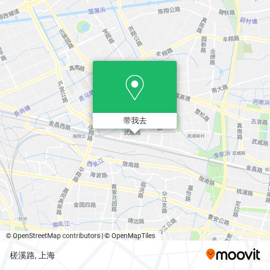 槎溪路地图